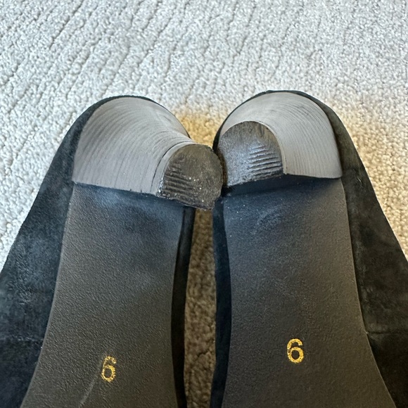 Seychelles Black suede heels size 9 - Picture 4 of 12